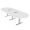 Skutchi Designs 45 in W, 144 in L, 29 in H, Engineered Wood Top, White HAR-RAC-46x143-T-ELEC-WHCYPRESS - alternate 1